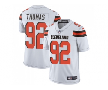 Nike Cleveland Browns #92 Chad Thomas White Men Stitched NFL Vapor Untouchable Limited Jersey