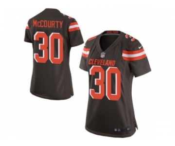 Women Nike Cleveland Browns #30 Jason McCourty Game Brown Team Color NFL Jersey