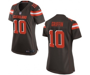 Women's Cleveland Browns #10 Robert Griffin III Brown Home Jersey