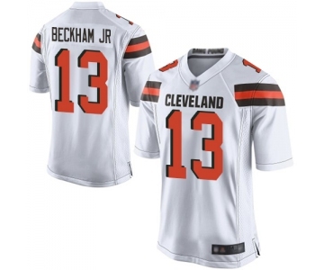 Women's Cleveland Browns #13 Odell Beckham Jr. Game White Football Jersey