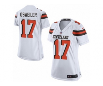 Women's Nike Cleveland Browns #17 Brock Osweiler Limited White NFL Jersey