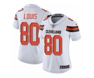 Women's Nike Cleveland Browns #80 Ricardo Louis Vapor Untouchable Limited White NFL Jersey