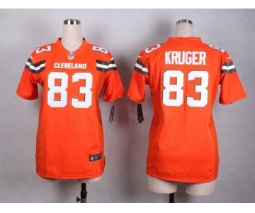 nike women nfl jerseys cleveland browns #83 hartline orange[nike][new style]