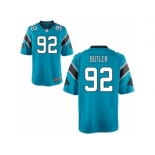 Men's Nike Carolina Panthers #92 Vernon Butler Game Blue Alternate NFL Jersey