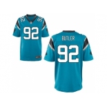 Men's Nike Carolina Panthers #92 Vernon Butler Elite Blue Alternate NFL Jersey