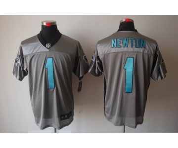 nike nfl jerseys carolina panthers #1 newton grey[Elite shadow]