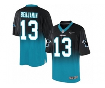 nike nfl jerseys carolina panthers #13 benjamin black-blue[Elite drift fashion][second version]
