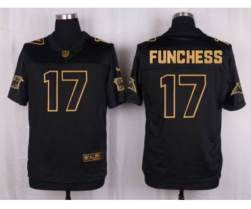 nike nfl jerseys carolina panthers #17 funchess black gold collection[Elite][funchess]