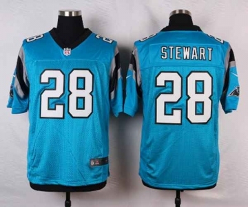 nike nfl jerseys carolina panthers #28 stewart blue[Elite]