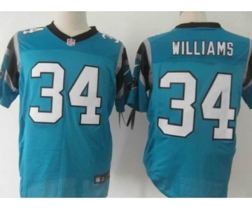 nike nfl jerseys carolina panthers #34 williams lt.blue[Elite]