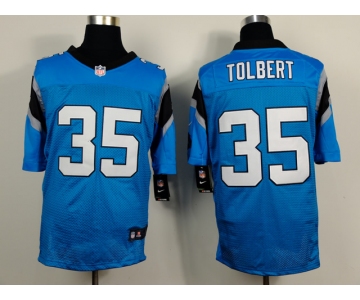 nike nfl jerseys carolina panthers #35 tolbert blue[Elite]