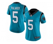 Women Nike Carolina Panthers #5 Michael Palardy Limited Blue Rush Vapor Untouchable NFL Jersey