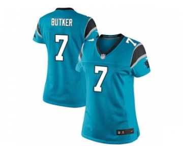Women's Nike Carolina Panthers #7 Harrison Butker Limited Blue Alternate NFL Jersey