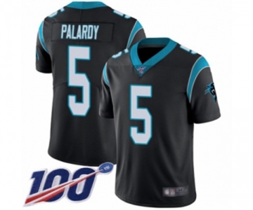 Youth Carolina Panthers #5 Michael Palardy Black Team Color Vapor Untouchable Limited Player 100th Season Football Jersey