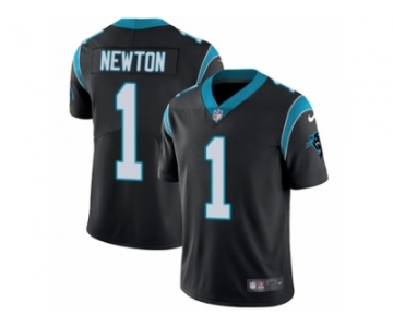 Youth Nike Carolina Panthers #1 Cam Newton Vapor Untouchable Limited Black Team Color NFL Jersey