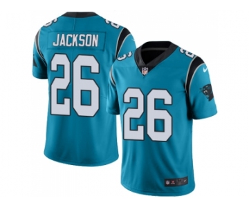 Youth Nike Carolina Panthers #26 Donte Jackson Blue Alternate Stitched NFL Vapor Untouchable Limited Jersey
