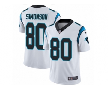 Youth Nike Carolina Panthers #80 Scott Simonson Vapor Untouchable Limited White NFL Jersey