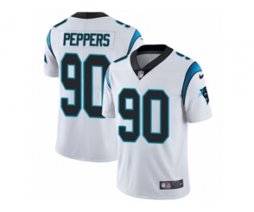 Youth Nike Carolina Panthers #90 Julius Peppers Vapor Untouchable Limited White NFL Jersey