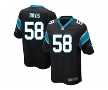 nike youth nfl jerseys carolina panthers #58 thomas davis black[nike]