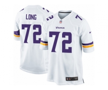 Men's Nike Minnesota Vikings #72 Jake Long Game White NFL Jersey