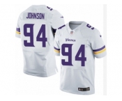 Men's Nike Minnesota Vikings #94 Jaleel Johnson Elite White NFL Jersey