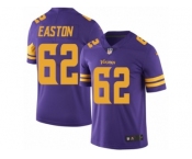 Men Nike Minnesota Vikings #62 Nick Easton Limited Purple Rush Vapor Untouchable NFL Jersey