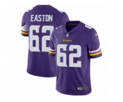 Men Nike Minnesota Vikings #62 Nick Easton Purple Team Color Vapor Untouchable Limited Player NFL Jersey