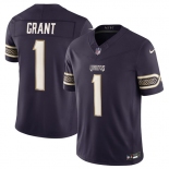 Men's Minnesota Vikings #1 Bud Grant Deep Purple 2026 F.U.S.E. Rivalries Collection Limited Football Stitched Jersey Men's Minnesota Vikings #1 Bud Grant Deep Purple 2026 F.U.S.E. Rivalries Collection Limited Football Stitched Jersey