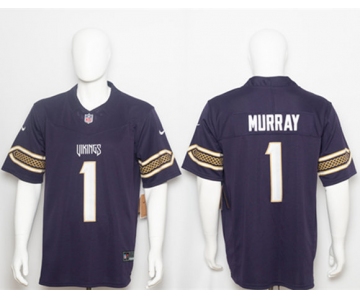 Men's Minnesota Vikings #1 Kyler Murray Deep Purple 2026 F.U.S.E. Rivalries Collection Limited Football Stitched Jersey