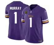 Men's Minnesota Vikings #1 Kyler Murray Purple 2026 F.U.S.E. 4-Star C Patch Vapor Untouchable Limited Football Stitched Jersey Men's Minnesota Vikings #1 Kyler Murray Purple 2026 F.U.S.E. 4-Star C Patch Vapor Untouchable Limited Football Stitched Jersey