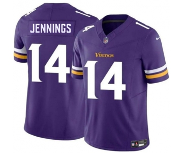 Men's Minnesota Vikings #14 Jauan Jennings Purple 2026 F.U.S.E. Vapor Untouchable Limited Football Stitched Jersey