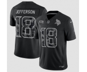 Men's Minnesota Vikings #18 Justin Jefferson Black 2026 F.U.S.E. Salute to Service Limited Football Stitched Jersey Men's Minnesota Vikings #18 Justin Jefferson Black 2026 F.U.S.E. Salute to Service Limited Football Stitched Jersey
