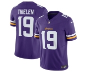 Men's Minnesota Vikings #19 Adam Thielen Purple 2024 F.U.S.E. Vapor Untouchable Limited Football Stitched Jersey