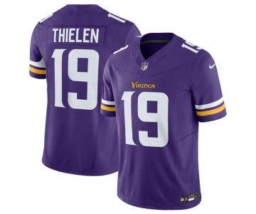 Men's Minnesota Vikings #19 Adam Thielen Purple 2024 F.U.S.E. Vapor Untouchable Limited Football Stitched Jersey