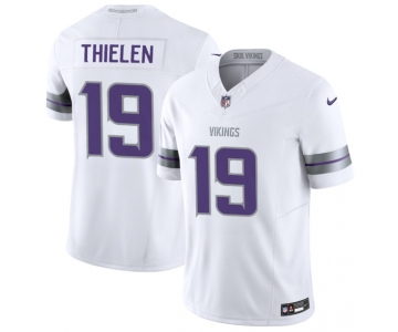 Men's Minnesota Vikings #19 Adam Thielen White 2025 F.U.S.E. Winter Warrior Limited Football Stitched Jersey