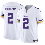 Men's Minnesota Vikings #2 Isaiah Rodgers White 2025 F.U.S.E. Vapor Limited Football Stitched Jersey