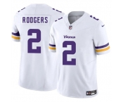 Men's Minnesota Vikings #2 Isaiah Rodgers White 2025 F.U.S.E. Vapor Limited Football Stitched Jersey