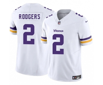 Men's Minnesota Vikings #2 Isaiah Rodgers White 2025 F.U.S.E. Vapor Limited Football Stitched Jersey