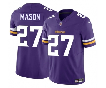 Men's Minnesota Vikings #27 Jordan Mason Purple 2025 F.U.S.E. Vapor Untouchable Limited Football Stitched Jersey