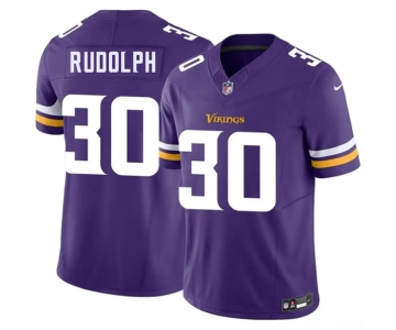 Men's Minnesota Vikings #30 Trayvon Rudolph Purple 2026 F.U.S.E. Vapor Untouchable Limited Football Stitched Jersey