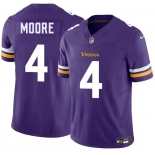 Men's Minnesota Vikings #4 Rondale Moore Purple 2025 F.U.S.E. Vapor Untouchable Limited Football Stitched Jersey
