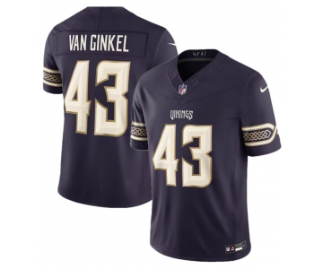 Men's Minnesota Vikings #43 Andrew Van Ginkel Deep Purple 2026 F.U.S.E. Rivalries Collection Limited Football Stitched Jersey