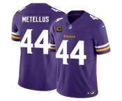 Men's Minnesota Vikings #44 Josh Metellus Purple 2026 F.U.S.E. 4-Star C Patch Vapor Untouchable Limited Football Stitched Jersey Men's Minnesota Vikings #44 Josh Metellus Purple 2026 F.U.S.E. 4-Star C Patch Vapor Untouchable Limited Football Stitched Jersey