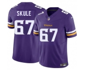 Men's Minnesota Vikings #67 Justin Skule Purple 2025 F.U.S.E. Vapor Untouchable Limited Football Stitched Jersey