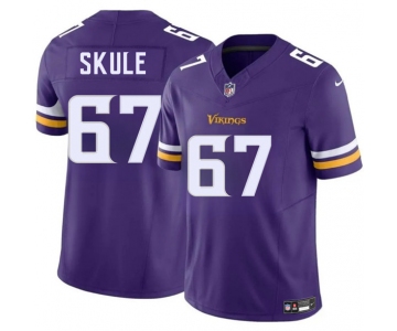 Men's Minnesota Vikings #67 Justin Skule Purple 2025 F.U.S.E. Vapor Untouchable Limited Football Stitched Jersey