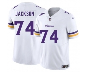 Men's Minnesota Vikings #74 Donovan Jackson White 2025 Draft F.U.S.E. Vapor Untouchable Limited Football Stitched Jersey