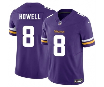Men's Minnesota Vikings #8 Sam Howell Purple 2024 F.U.S.E. Vapor Untouchable Limited Football Stitched Jersey