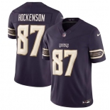 Men's Minnesota Vikings #87 T.J. Hockenson Deep Purple 2026 F.U.S.E. Rivalries Collection Limited Football Stitched Jersey Men's Minnesota Vikings #87 T.J. Hockenson Deep Purple 2026 F.U.S.E. Rivalries Collection Limited Football Stitched Jersey