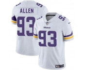 Men's Minnesota Vikings #93 Jonathan Allen White 2025 Vapor Limited Football Stitched Jersey