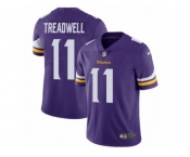 Men's Nike Minnesota Vikings #11 Laquon Treadwell Vapor Untouchable Limited Purple Team Color NFL Jersey